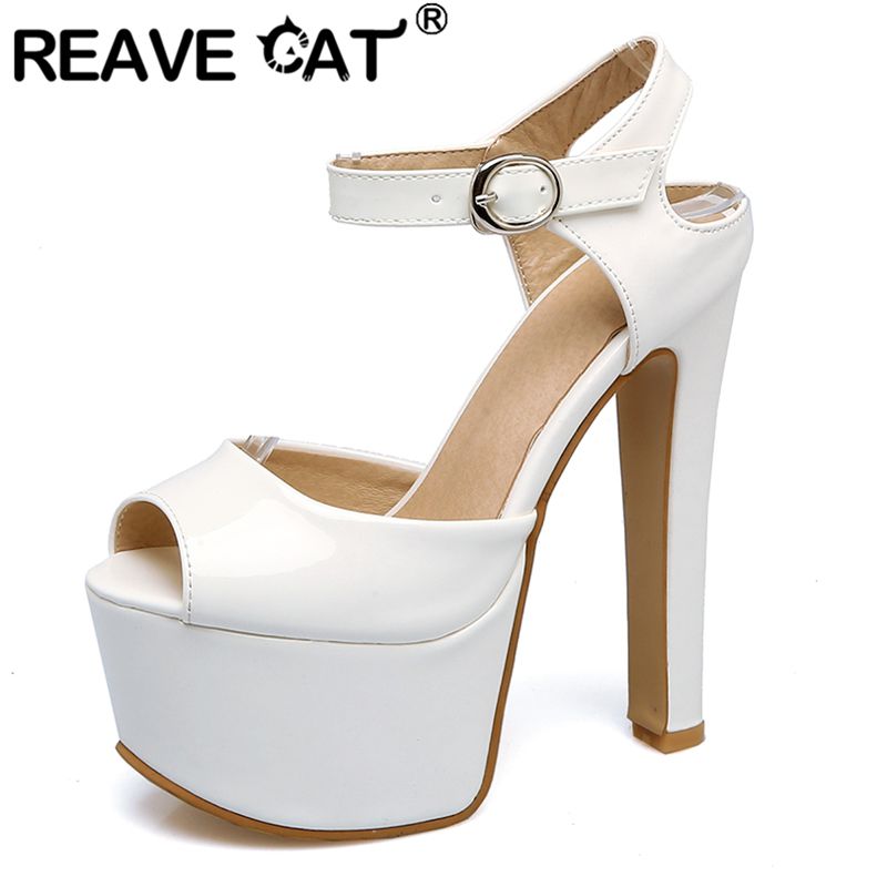 Women'S Shoes Kitten Heels - REAVE CAT Модные женские сандалии с