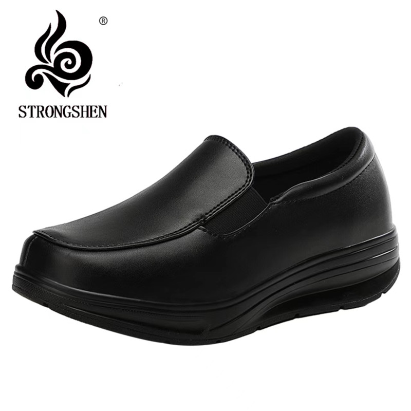 Women'S Shoes Neuropathy - Женская обувь STRONGSHEN, Весенняя модная Натуральная
