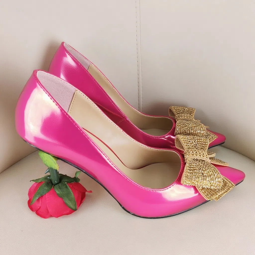Women'S Shoes Ebay - Женские сандалии-мюли с бантом и стразами
