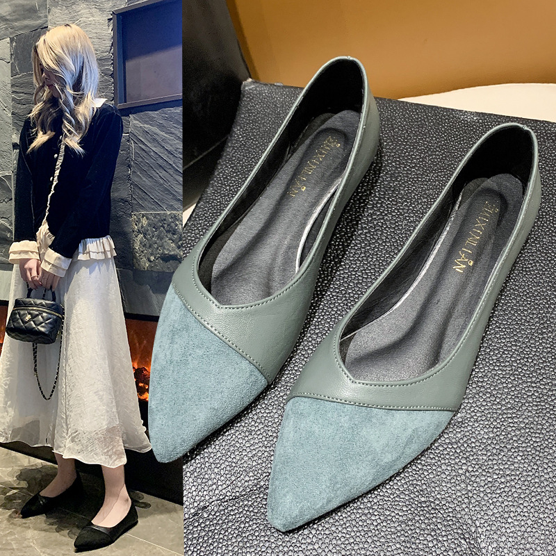 Women Shoes Black - Черные женские кожаные туфли на плоской