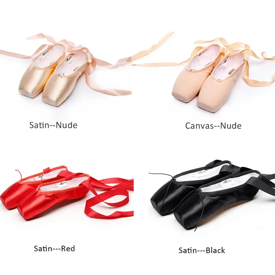 Women'S Xc Shoes - TIEJIAN профессиональные балетки-пуанты парусиновые атласные розовые,