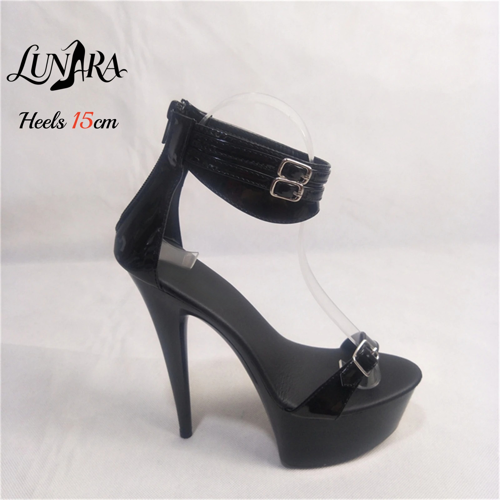 Туфли-босоножки на высоком каб – обзор и цена Women Shoes Black