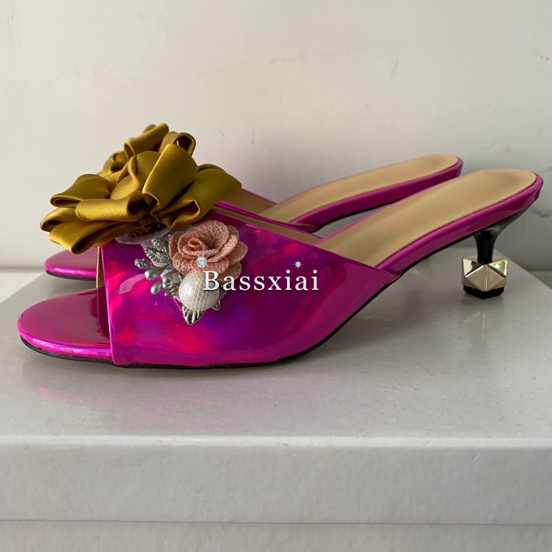 Сандалии ручной работы с цвето – обзор и цена Women'S Shoes Kitten Heels
