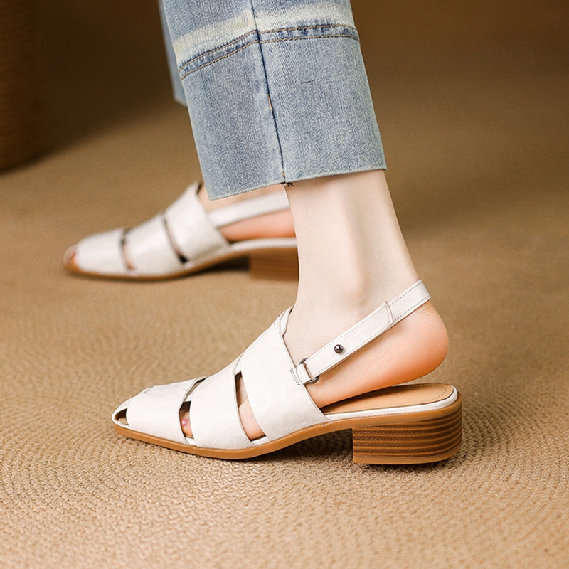 НОВЫЕ летние женские сандалии, – обзор и цена Square Toe Mule