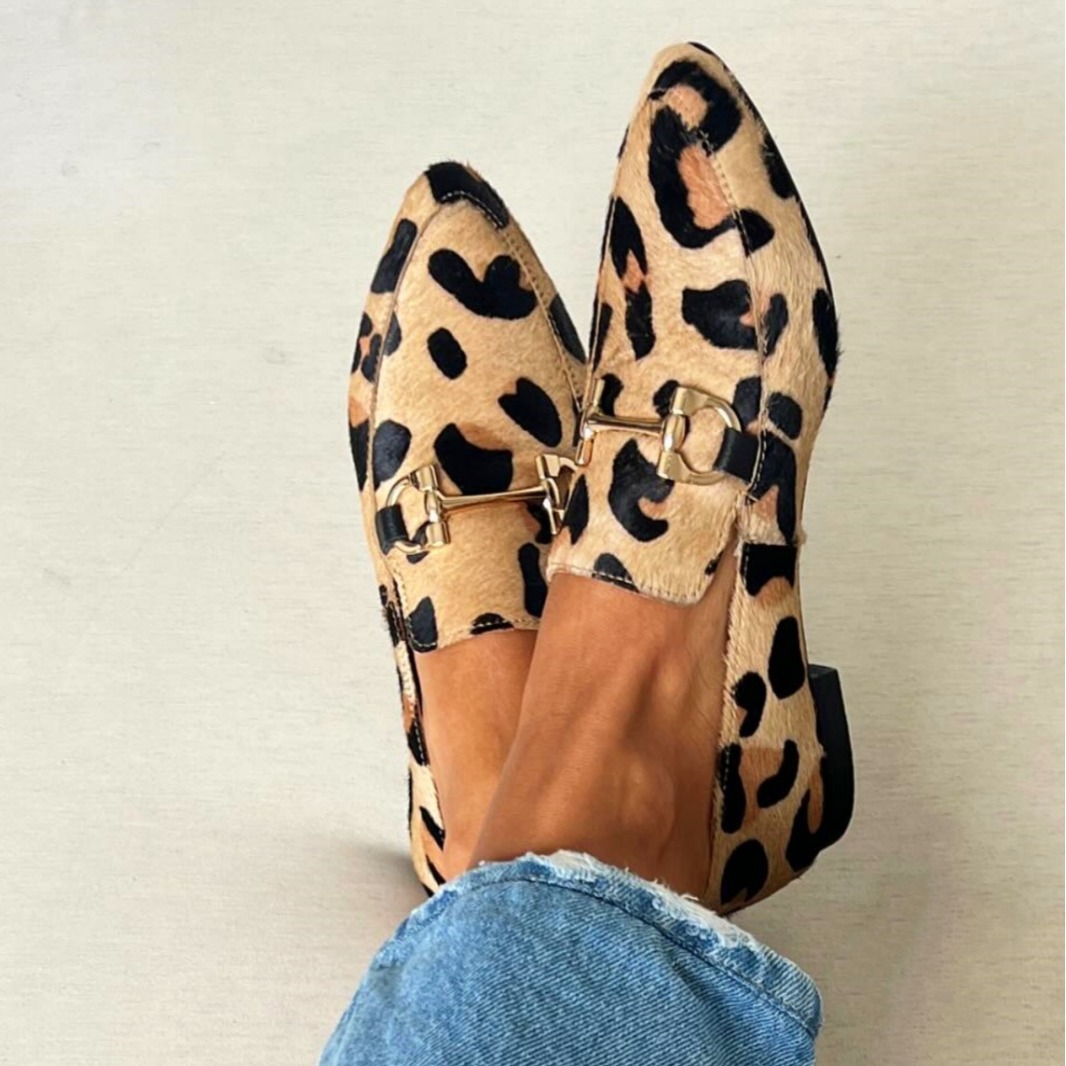 Женские туфли с леопардовым пр – обзор и цена Square Toe Mule