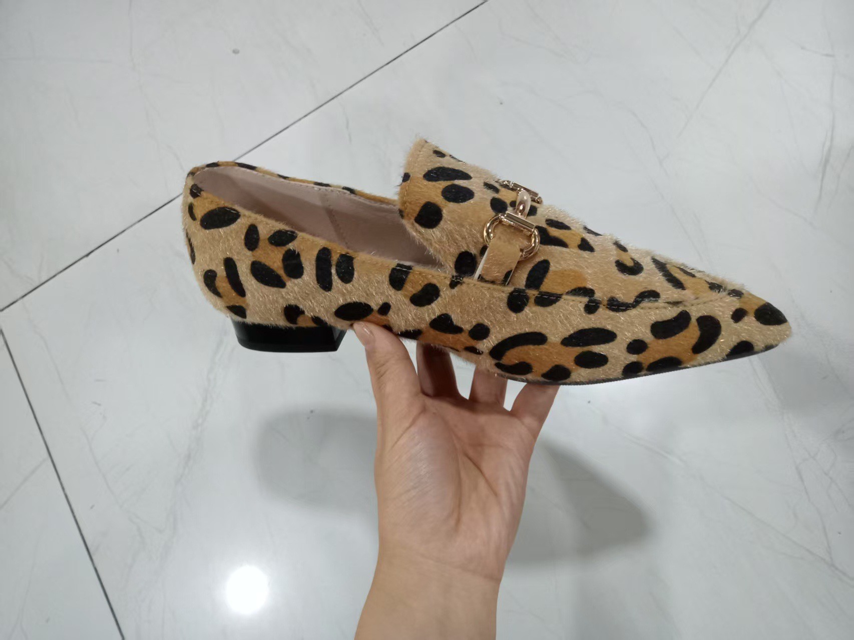 Женские туфли с леопардовым пр – обзор и цена Square Toe Mule