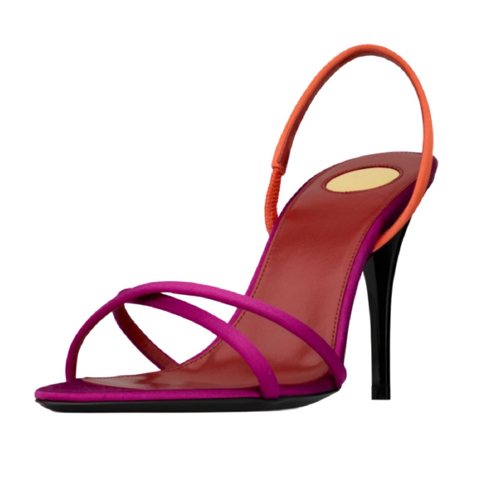Женские атласные босоножки на  – обзор и цена Square Toe Mule