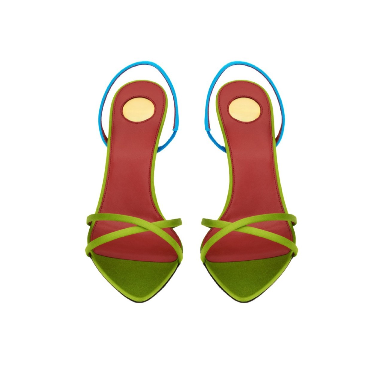 Женские атласные босоножки на  – обзор и цена Square Toe Mule