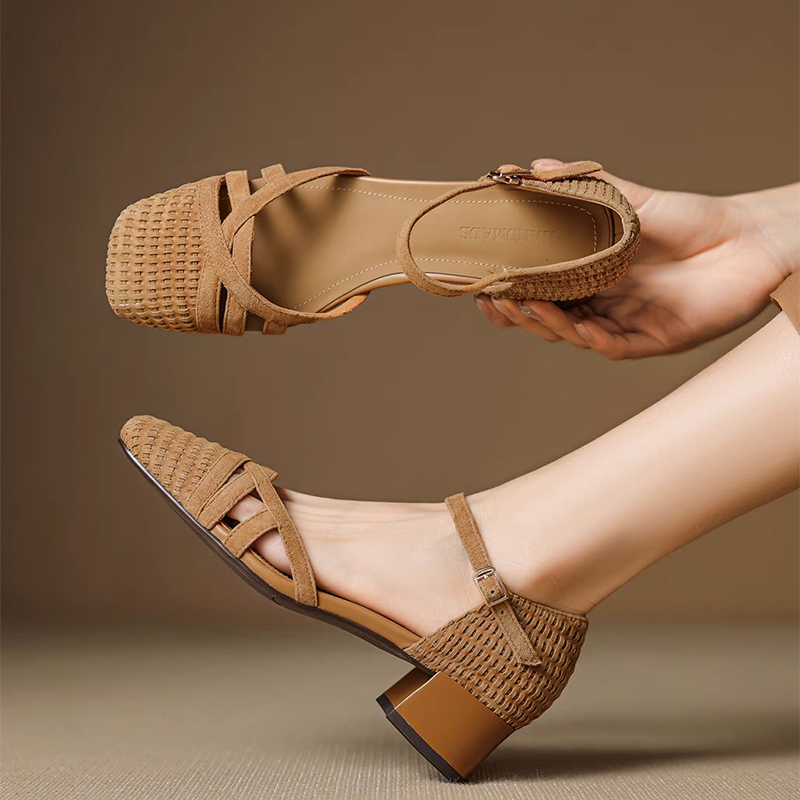 Женские плетеные босоножки на  – обзор и цена Square Toe Mule