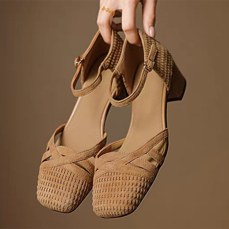 Женские плетеные босоножки на  – обзор и цена Square Toe Mule