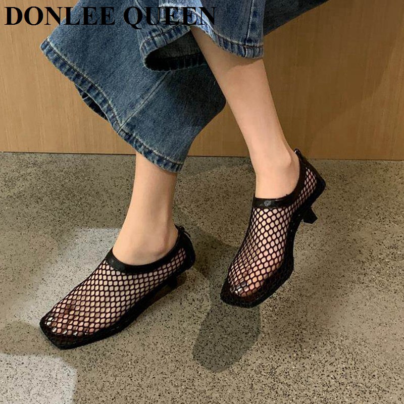 Винтажные сетчатые мюли с квад – обзор и цена Women'S Shoes Kitten Heels